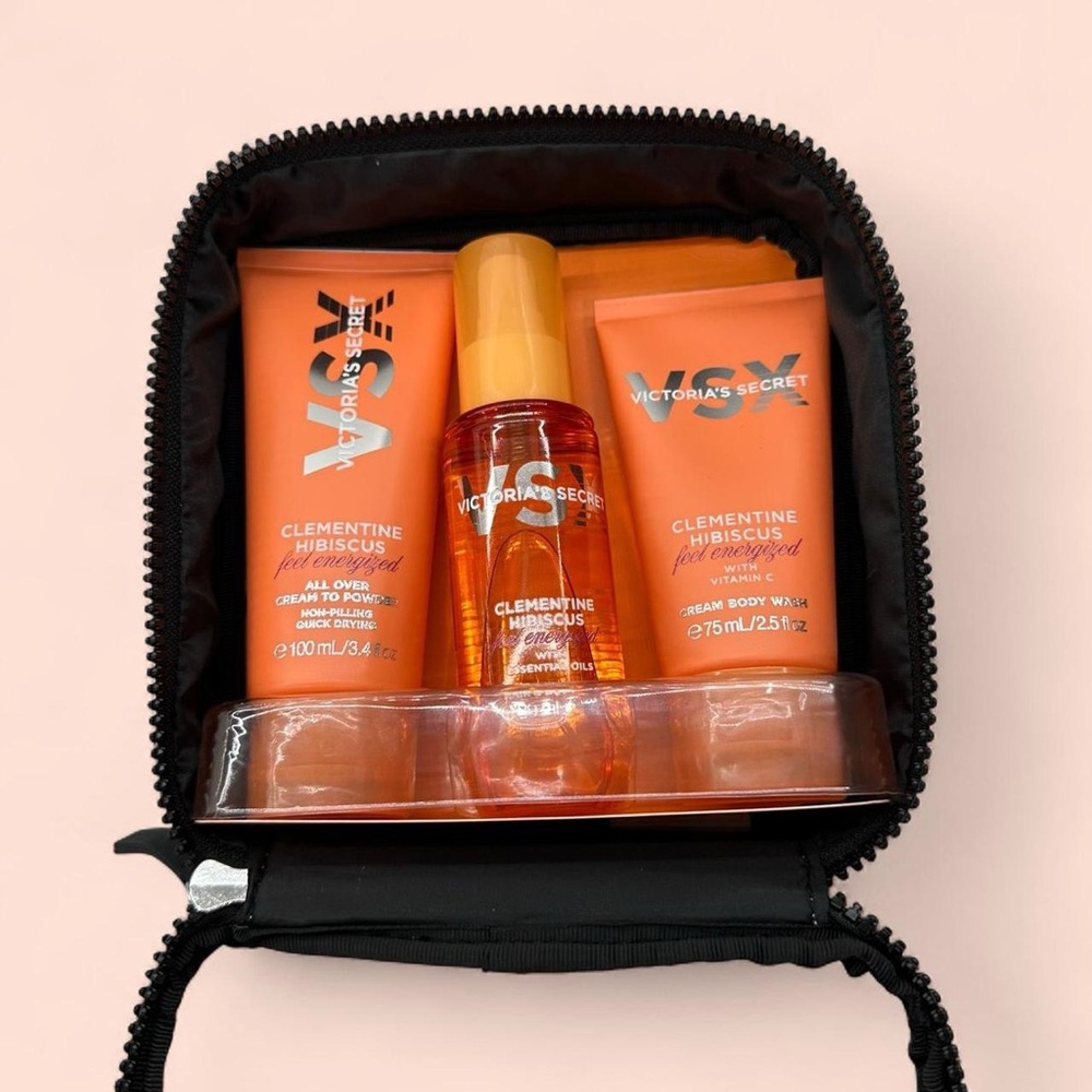Victoria’s Secret “VSX” Clementine Hibiscus Body Care Trio